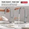 DELTA Cordova Touch2O Bar / Prep Faucet with Touchless Technology — Lumicoat® Arctic Stainless