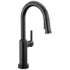 DELTA Cordova Touch2O Bar / Prep Faucet with Touchless Technology — Matte Black
