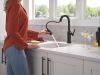 DELTA Cordova Touch2O Bar / Prep Faucet with Touchless Technology — Matte Black