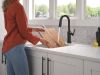 DELTA Cordova Touch2O Bar / Prep Faucet with Touchless Technology — Matte Black