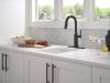 DELTA Cordova Touch2O Bar / Prep Faucet with Touchless Technology — Matte Black