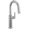DELTA Altado Single Handle Pull-Down Bar / Prep Faucet — Arctic Stainless
