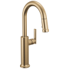 DELTA Altado Single Handle Pull-Down Bar / Prep Faucet — Champagne Bronze
