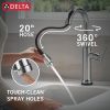 DELTA Altado Touch2O Technology Bar / Prep Faucet with Touchless Technology — Arctic Stainless