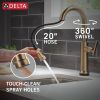 DELTA Altado Touch2O Technology Bar / Prep Faucet with Touchless Technology — Champagne Bronze