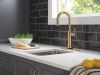 DELTA Altado Touch2O Technology Bar / Prep Faucet with Touchless Technology — Champagne Bronze