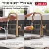 DELTA Altado Touch2O Technology Bar / Prep Faucet with Touchless Technology — Champagne Bronze
