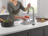 DELTA Broderick Touch2O Bar / Prep Faucet with Touchless Technology — Arctic Stainless