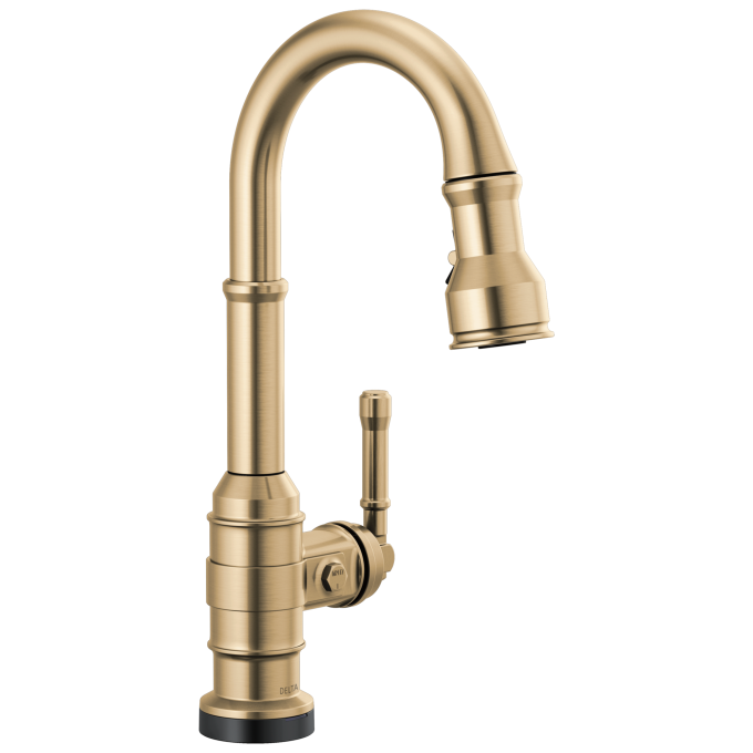 DELTA Broderick Touch2O Bar / Prep Faucet with Touchless Technology — Champagne Bronze