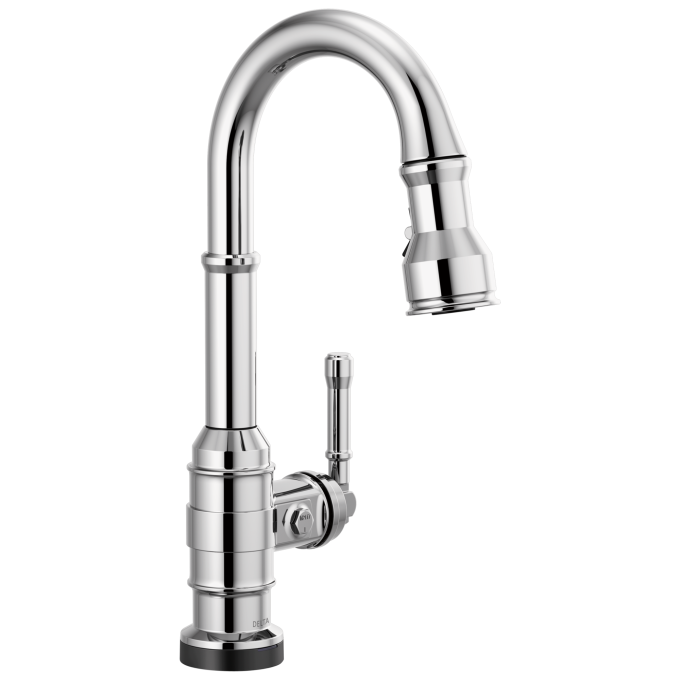 DELTA Broderick Touch2O Bar / Prep Faucet with Touchless Technology — Chrome