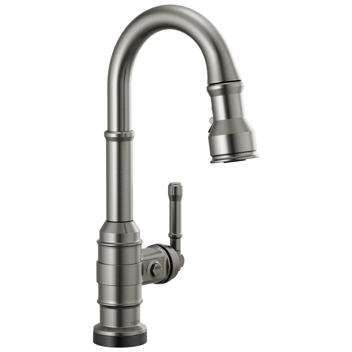 DELTA Broderick Touch2O Bar / Prep Faucet with Touchless Technology — Black Stainless