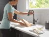 DELTA Broderick Touch2O Bar / Prep Faucet with Touchless Technology — Black Stainless