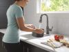 DELTA Broderick Touch2O Bar / Prep Faucet with Touchless Technology — Black Stainless