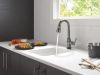 DELTA Broderick Touch2O Bar / Prep Faucet with Touchless Technology — Black Stainless