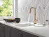 DELTA Monrovia Touch2O Bar / Prep Faucet with Touchless Technology — Lumicoat® Champagne Bronze