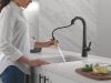 DELTA Monrovia Touch2O Bar / Prep Faucet with Touchless Technology — Matte Black / Champagne Bronze