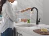 DELTA Monrovia Touch2O Bar / Prep Faucet with Touchless Technology — Matte Black / Champagne Bronze