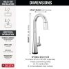 DELTA Monrovia Touch2O Bar / Prep Faucet with Touchless Technology — Lumicoat® Chrome