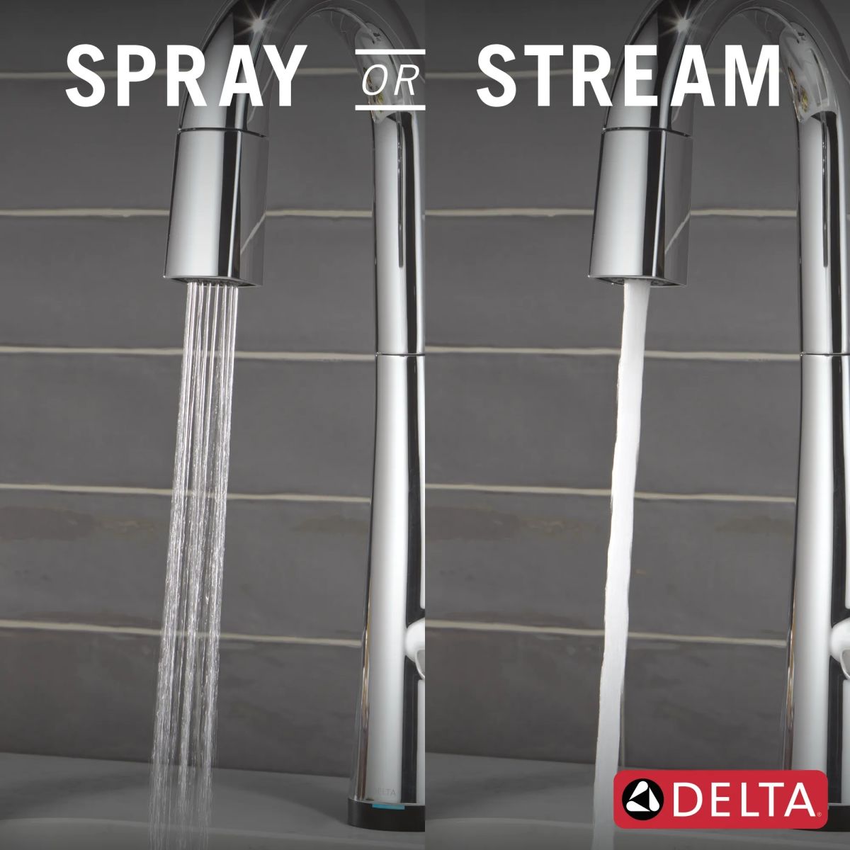 DELTA Monrovia Touch2O Bar / Prep Faucet with Touchless Technology — Lumicoat® Chrome
