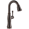 DELTA Cassidy Single Handle Pull-Down Bar / Prep Faucet — Venetian Bronze