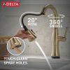 DELTA Cassidy Touch2O Bar / Prep Faucet with Touchless Technology — Lumicoat® Champagne Bronze