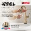 DELTA Cassidy Touch2O Bar / Prep Faucet with Touchless Technology — Lumicoat® Champagne Bronze