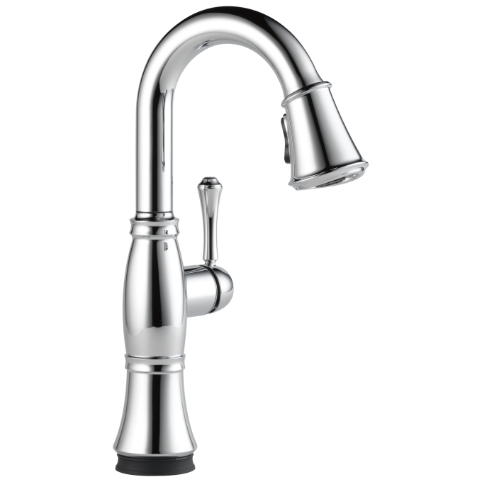 DELTA Cassidy Touch2O Bar / Prep Faucet with Touchless Technology — Lumicoat® Chrome