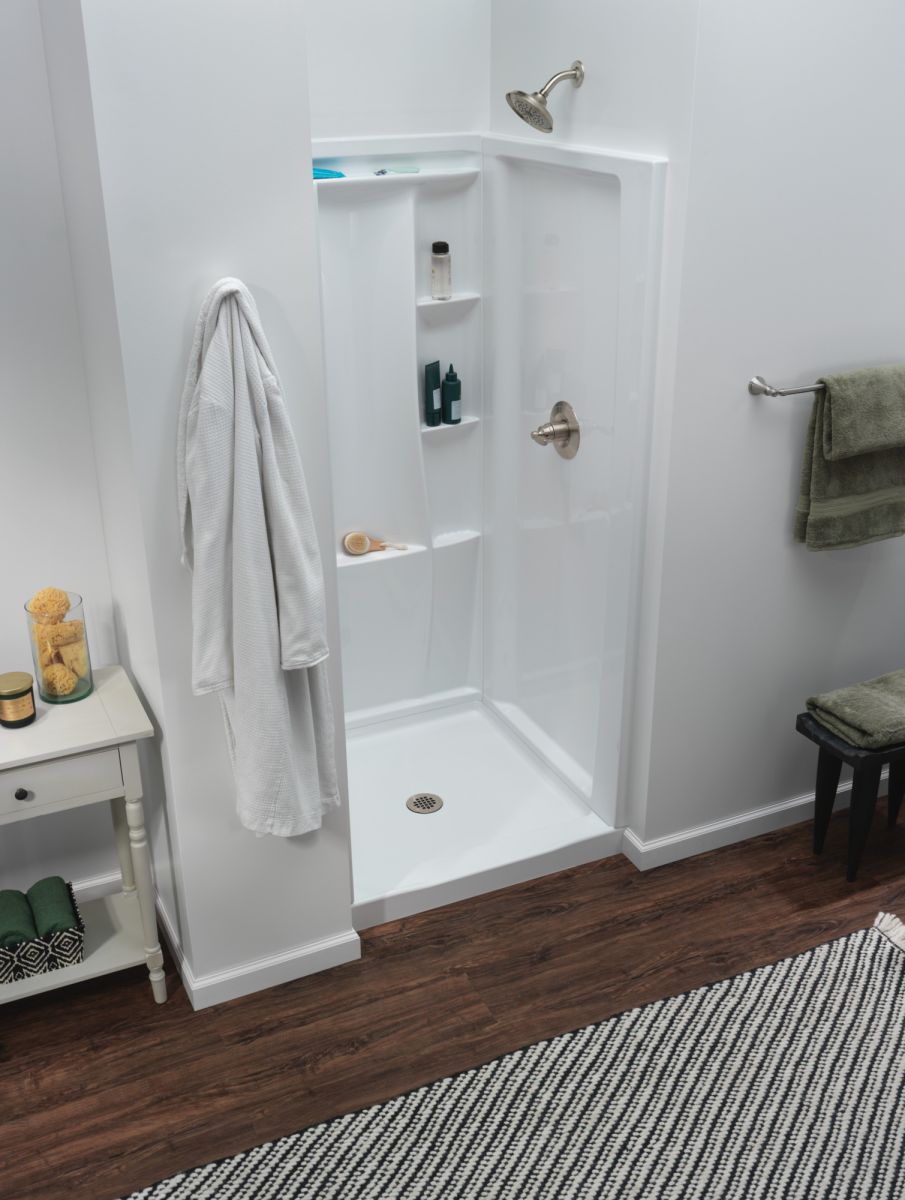 DELTA Woodhurst Shower Trim — Stainless