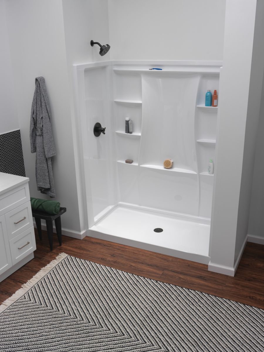DELTA Trinsic Monitor 17 Series H2OKINETIC Shower Trim — Matte Black
