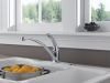 DELTA Foundations Single Handle Kitchen Faucet — Chrome