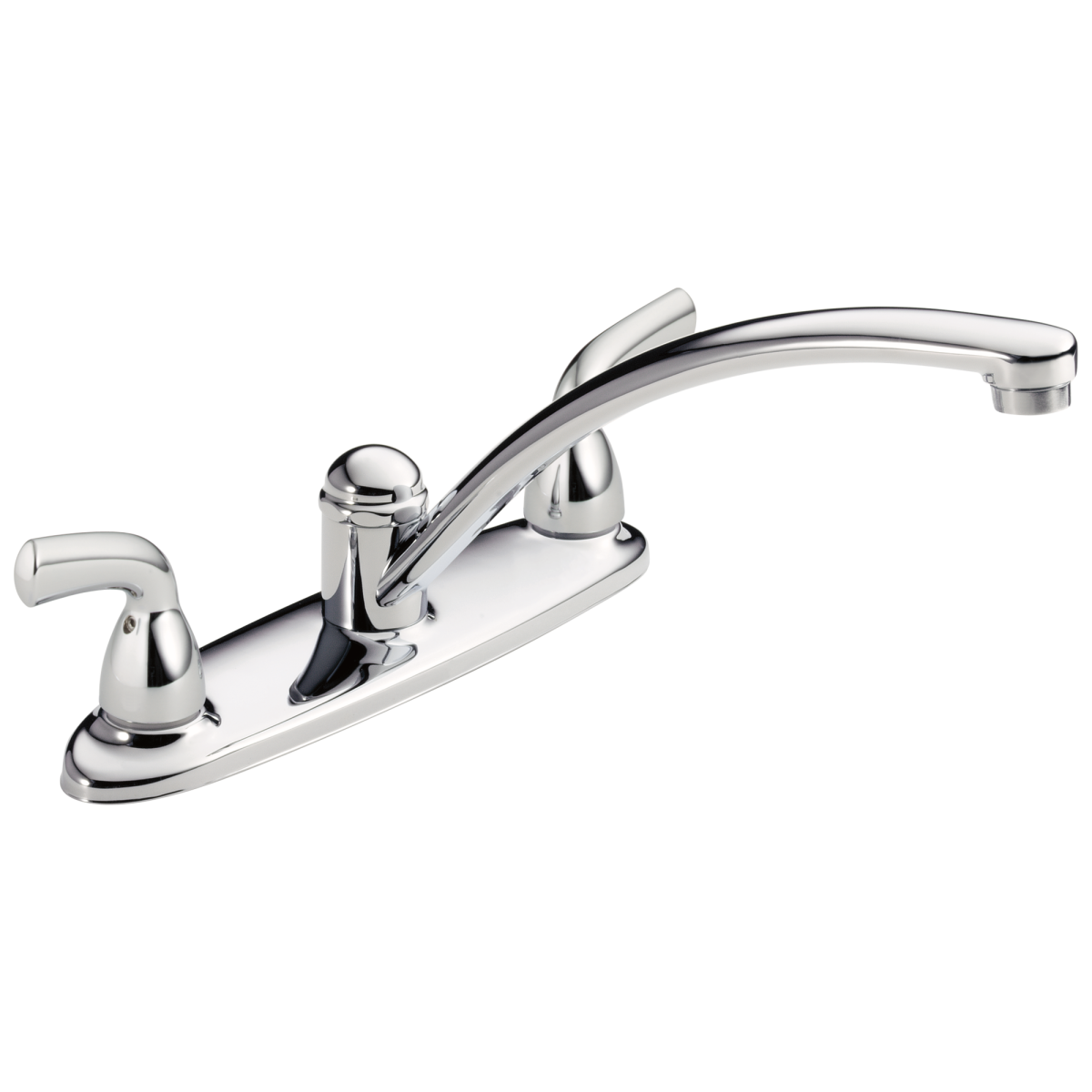 DELTA Foundations Two Handle Kitchen Faucet — Chrome