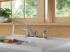 DELTA Foundations Two Handle Kitchen Faucet — Chrome