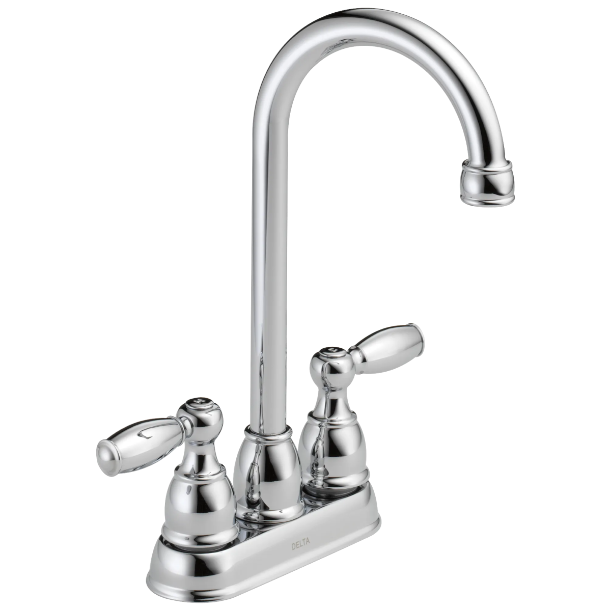 DELTA Foundations Two Handle Bar / Prep Faucet — Chrome