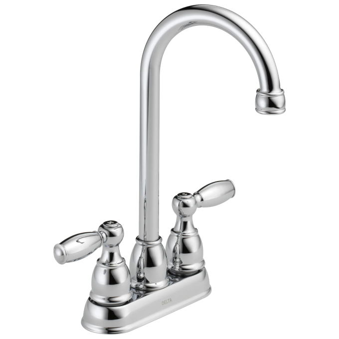 DELTA Foundations Two Handle Bar / Prep Faucet — Chrome