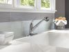 DELTA Foundations Single Handle Pull-Out Kitchen Faucet — Chrome