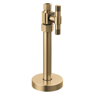 BRIZO Litze Straight Supply Stop Valve with Lever Handle — Luxe Gold