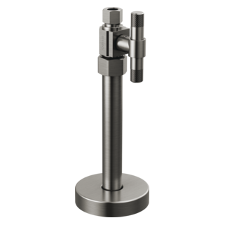 BRIZO Litze Straight Supply Stop Valve with Lever Handle — Luxe Steel