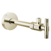 BRIZO Litze Angled Supply Stop Valve with Lever Handle — Polished Nickel