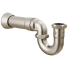 BRIZO 17-Gauge P-Trap with Flange — Luxe Nickel