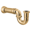 BRIZO 17-Gauge P-Trap with Flange — Polished Gold