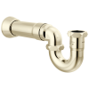 BRIZO 17-Gauge P-Trap with Flange — Polished Nickel