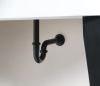 BRIZO 20-Gauge P-Trap with Flange — Matte Black