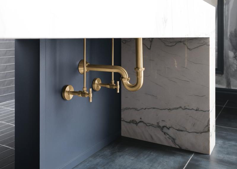 BRIZO 20" Metal Supply Line — Luxe Gold