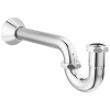 BRIZO 20-Gauge P-Trap with Flange — Chrome