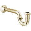 BRIZO 20-Gauge P-Trap with Flange — Polished Nickel