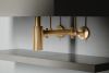 BRIZO Odin Angled Supply Stop Valve with Cross Handle — Luxe Gold