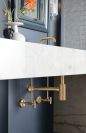 BRIZO Litze Angled Supply Stop Valve with Lever Handle — Luxe Gold