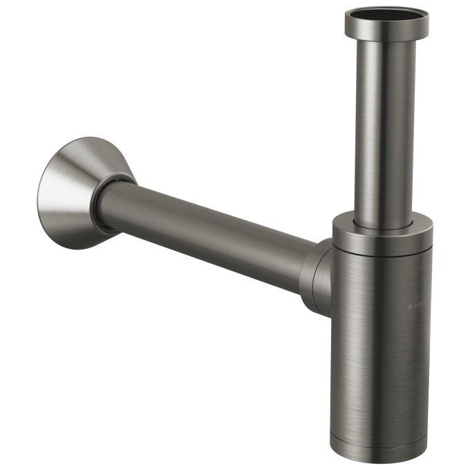 BRIZO Bottle Trap with Flange — Luxe Steel