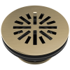 BRIZO 4" Prefab Round Shower Drain — Luxe Gold
