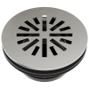 BRIZO 4" Prefab Round Shower Drain — Luxe Nickel